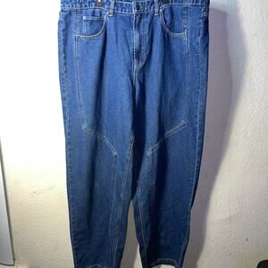 Women's Western Seamed Straight Denim Pant Future Collective with Reese 17 Plus